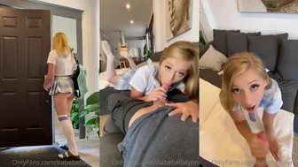 Babe Bella Lynn Rides Her Stepbros Dick