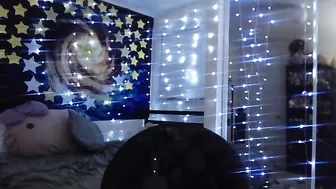 BabyMetal  Young girl in a chair dabbles with a big dildo