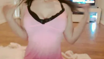 PrincessXTC Skinny bitch jerks pussy with dildo