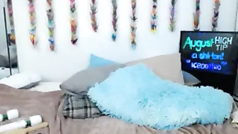 CharlotteWebb Angelicly beautiful woman pathetically caresses herself