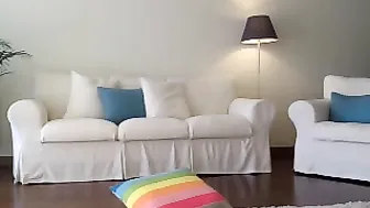 triciafox Sexy brown hair caresses shaved holes