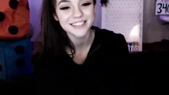 letitsnophie Adorable female fingers her anus