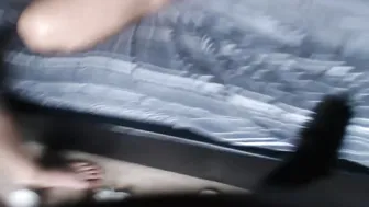 fennoushe Hot bitch punches holes with fingers