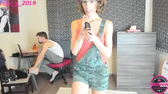 xwithy naughty babe fucks vagina sex toy