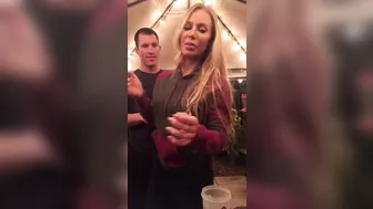 Nicole Aniston lustful babe caresses pussy with her hand