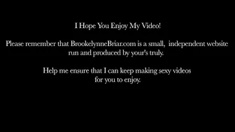 Brookelynne Briars big breasted slut fucks shaved cunt