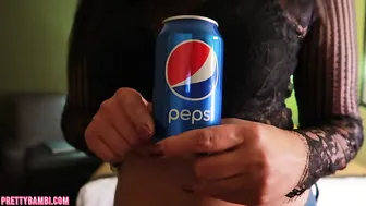 Pretty Bambi manyvids naughty young lady fucks with sex machine