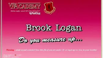 Brooke Logan manyvids wonderful redhead fucks herself with a phallus