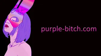 purple bitch manyvids charming babe caresses tits