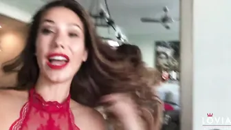 Eva Lovia black haired lady puts big tits