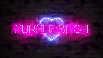 Purple_Bitch best girl fucks pussy with phallus