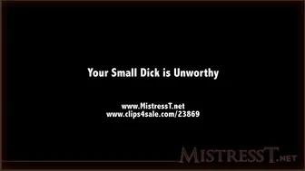 clips4sale Mistress T - your small dick is unworthy 720p