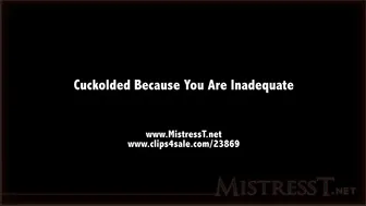 clips4sale Mistress T - cuckolded because you are inadaquate 720p