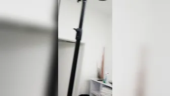 BTS LegalPorno red-haired schoolgirl caresses shaved cunt