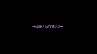 Misha Mystique Quick Tease in Tight Blue Jeans