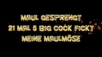 mydirtyhobby dirty-steffi Maul gesprengt 21x5 Big Cock fickt meine Maulm_se