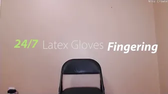 nina crowne 24 7 latex gloves fingering 20p