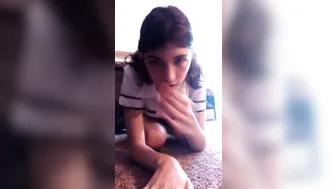 annabelle bestia big brother school girl skype call