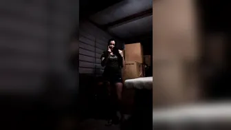 Aryana Augustine _[0196927] Public Storage fuck! There were people literally 2 units down and cars driving by like crazy! Had to try and be quiet! [2017-05-03]