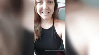 sadieholmes 11.09.2019 Lookie I got a tram car to myself so I can flash you a