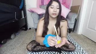 irlmommy23 26.06.2019 Crotch less fishnets  meditation and stretching