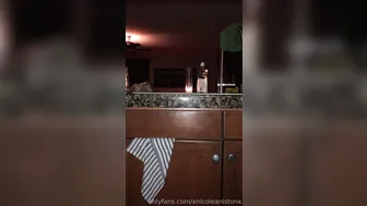 xnicoleanistonx New yoga pants and no panties of course because undies