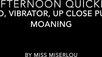 MissMiserlou Afternoon_Quickie horny,_hairy_pussy ManyVids