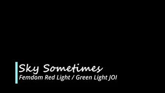 Sky Sometimes Femdom JOI Game Edging, Roleplay ManyVids