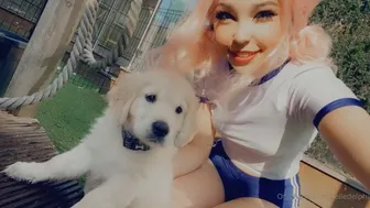 Belle Delphine onlyfans 10 08 2020 Belle With Her Dog edited
