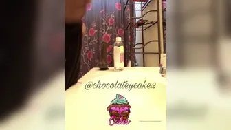 chocolateycake2 01 04.2020 Riding my bbc dildo on the bathroom counter was ki