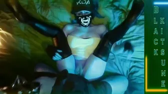 Black Kitsune onlyfans_015 Akali KDA Hard Fuck, Hentai Music