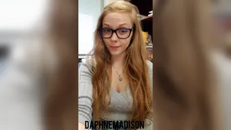 Redhead Being Naughty at the Office