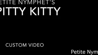 Petite Nymphet Spitty Kitty Wet And Messy Spit Fetish