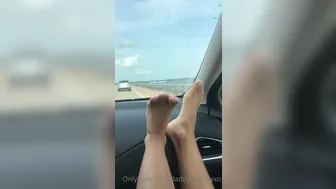 Daddy Destiny onlyfans car feet