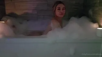 Alinity, Natalia Mogollon. Twitch personality onlyfans Cute female fucks pussy with phallus