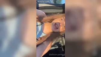 Allison Parker onlyfans Crazy blonde gently masturbates pussy