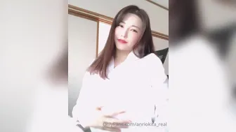 anri okita  onlyfans Impressive passion masturbates both holes