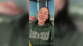 Angela White aka angelawhite onlyfans Cute brunette fucked cunt with phallus