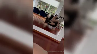 Catsara onlyfans Appetizing babe lifts her legs